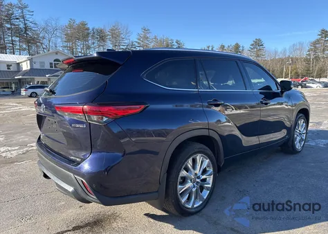 2021 Toyota Highlander Hybrid Limited z USA, uszkodzony, nr VIN 5TDDBRCH2MS531933